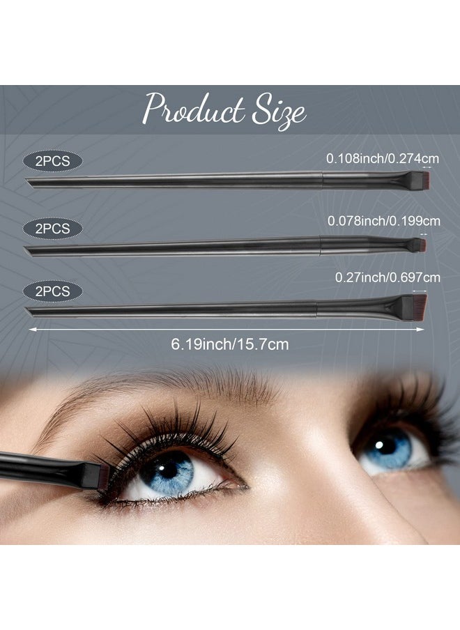 6Pcs Fine Angled Eyeliner Brush Ultrathin Eyeliner Brushes Eyeliner Makeup Brushes Soft Fine Angled Flat Shape Comestic Eyeliner Brushes For Natural Eyeliner Eye Browsblack - pzsku/ZBD9C65AFCF8A0C03F080Z/45/_/1707976589/e395cba9-3924-4b4a-bff4-979f46504013