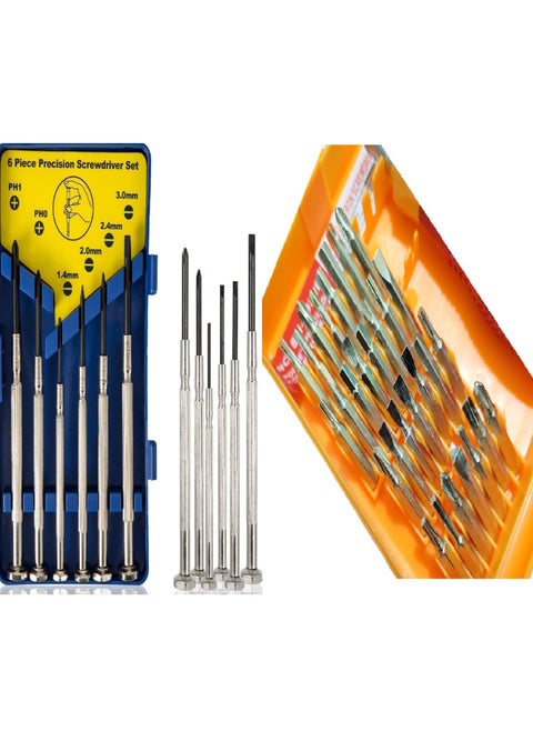 2 Boxes Containing Screwdrivers And Precision Screwdrivers - The Most Commonly Used Screwdriver At Home - For Games, Computers, Watches And Devices