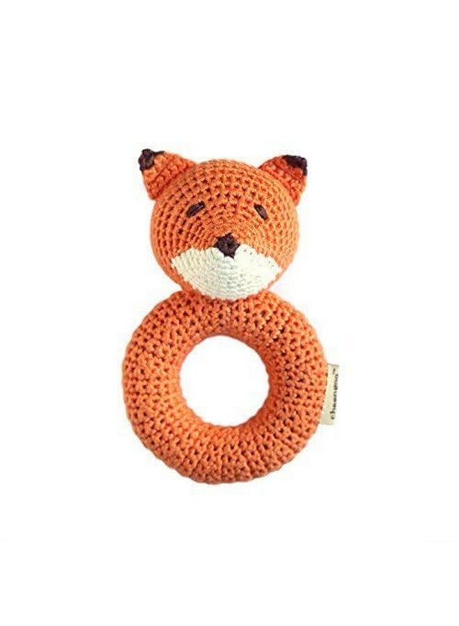 Cheengoo Organic Crocheted Fox Ring Rattle - Image 2