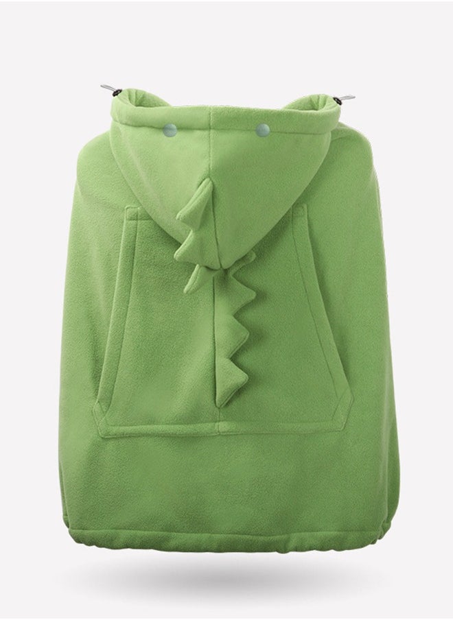 XiuWoo 3 in 1 Universal Weatherproof Thicken Baby Carrier Cover, Winter Carrier Cover, Wind Carrier Cover, Baby Stroller Cover, Baby Blanket with Zip, Warm Liner, Drawstring Hood for Windproof, Keeping Warm  - Image 2