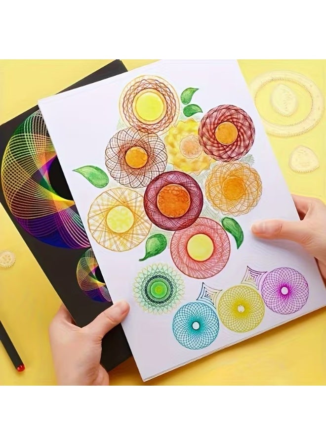 Goolsky Engaging 22pcs Educational Toy Set - Kaleidoscope Variety Magic Ruler for Creative Drawing - Ideal Birthday Gift, Perfect Student Stationery Reward - Image 2