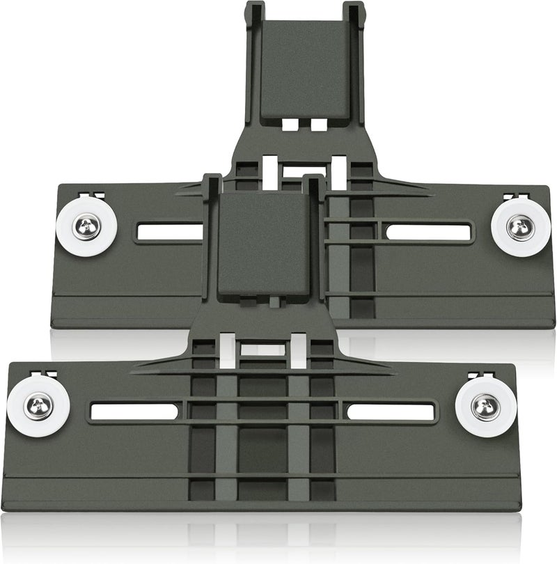 Romalon Upgraded W10350375 Dishwasher Top Rack Adjuster for Kenmore 665 Whirlpool WDT750SAHZ0 WDT730PAHZ0 Dishwasher W10712395 Upper Rack Replace AP5957560 3516330 AP595756 2-Pack - Image 1