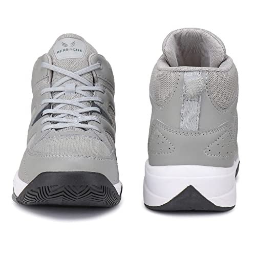 BERSACHE Sneaker, Loafers,Casual with Extra Comfort Sneakers for Men(Grey) - Image 3