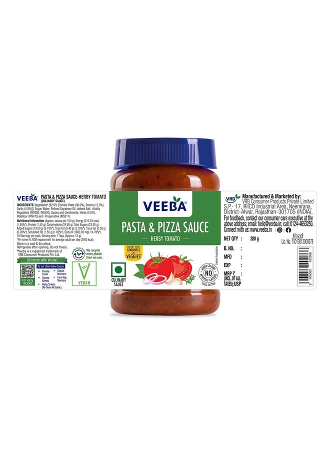 Veeba veeba pasta pizza sauce 280 grams  - Image 4