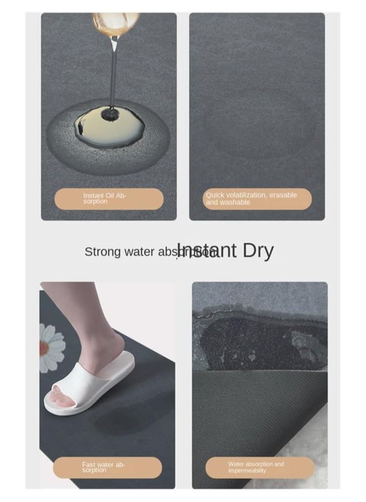 Slip Absorbent Kitchen Mat Quick Drying Living Room Carpet Absorbent Anti Fall Rugs Anti Oil Stain Floor Mats,, Anti-Slip Kitchen Mats Wipeable Wash Long Strip Carpet-40X60cm and 40X120cm(Set) - pzsku/ZBD9CFC9E1ABDC0A21728Z/45/_/1733792093/57f41c55-128e-4cce-a882-3c22930e98bd