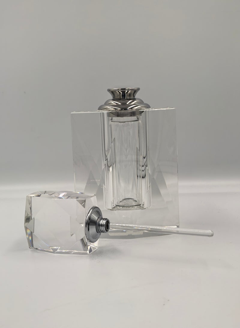 EMPTY CRYSTAL OIL BOTTLE, Empty Oil Perfumes Bottle Empty Refillable Perfume Essential Oil Attar Bottle,60ML OIL BOTTLE  - Image 5