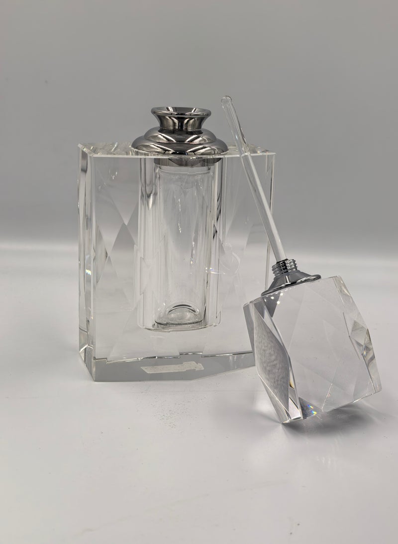 EMPTY CRYSTAL OIL BOTTLE, Empty Oil Perfumes Bottle Empty Refillable Perfume Essential Oil Attar Bottle,60ML OIL BOTTLE  - Image 4