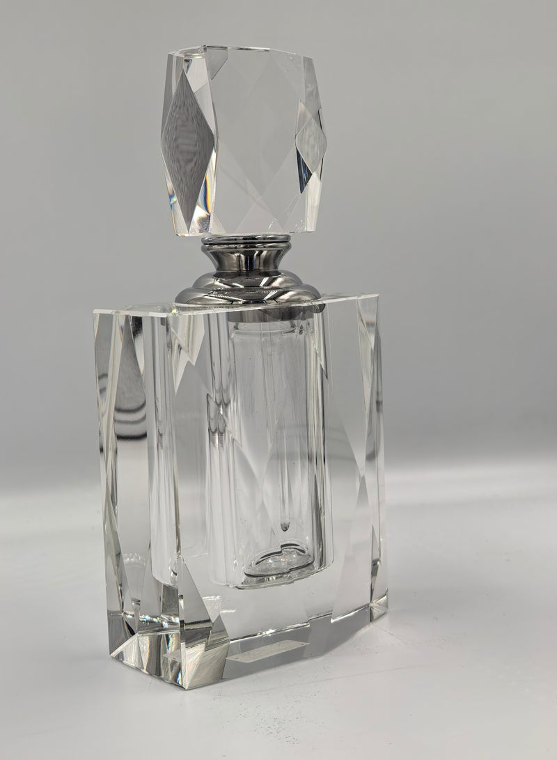 EMPTY CRYSTAL OIL BOTTLE, Empty Oil Perfumes Bottle Empty Refillable Perfume Essential Oil Attar Bottle,60ML OIL BOTTLE  - Image 3
