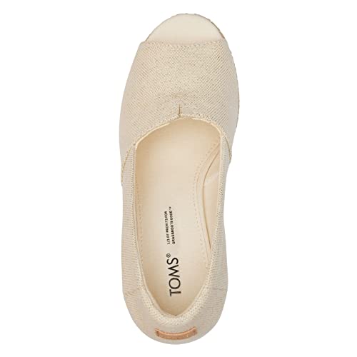TOMS صندل توماس النسائي ميشيل بيدج، معدني طبيعي، 9 أمريكي - Image 4
