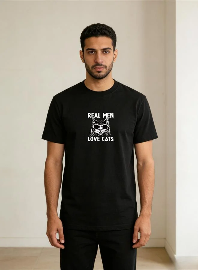 Take Two Men Black Graphic Print T-Shirt