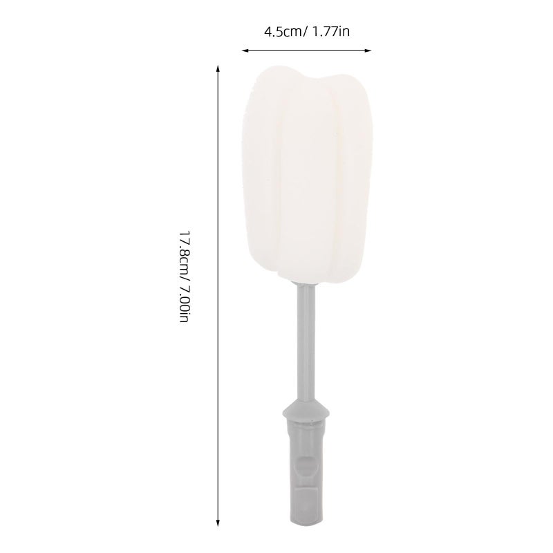 2Pcs Baby Bottle Brush With Replaceable Head For Cups Mugs Glasses Size 17 80X4 50X4 50CM - Image 3