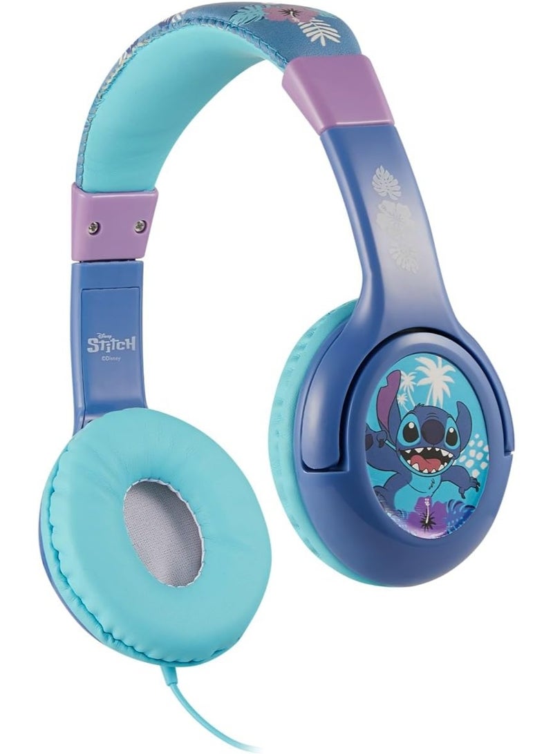 Volkano Disney Stitch Padded AUX On-Ear Headphones (DY-10901-ST) - Image 3