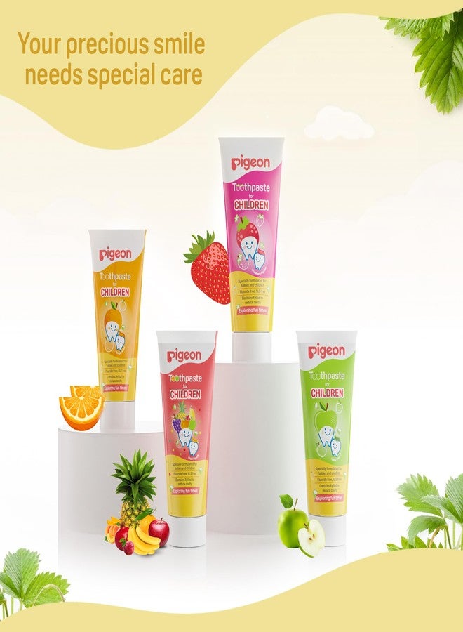 Pigeon Orange Toothpaste for Babies & Kids 45 g (Pack of 2) | Fluoride & SLS Free | Colour & Paraben Free | pH-Balanced Gentle Oral Care - Image 5