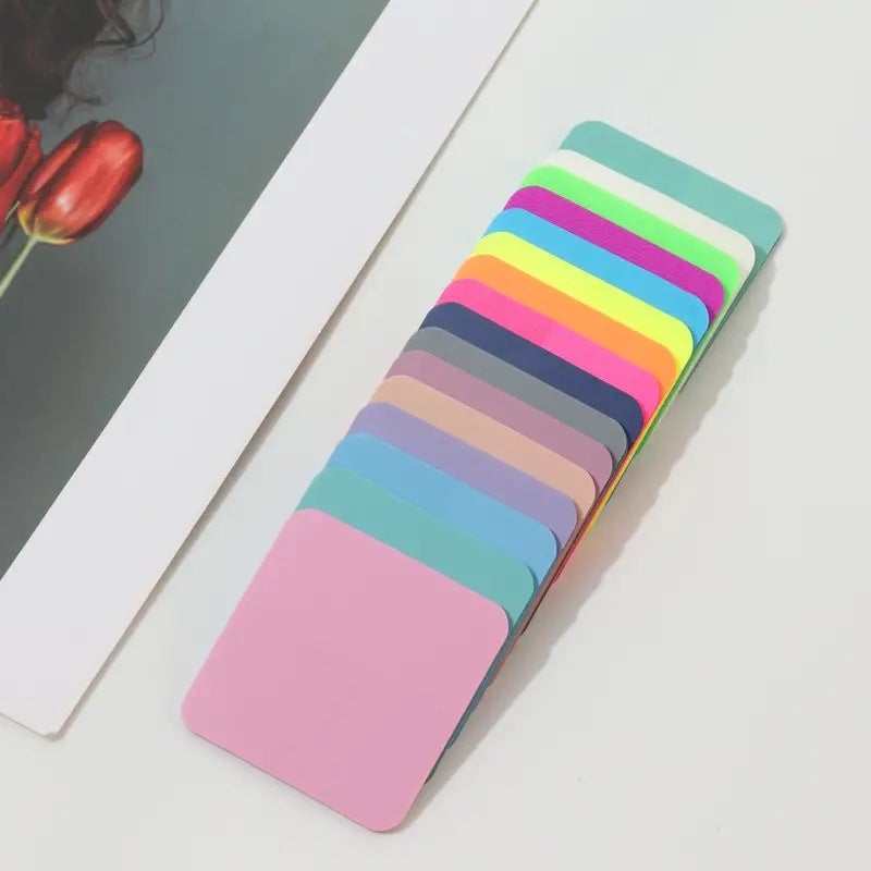 Generic 45x45 Transparent Sticky Notes Fluorescent Index Tabs Custom color contact customer service 
