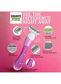 Havemob 6Blade Women'S Razor Kit (Flex Head Handle + 12 Refills) The Perfectionist Shaving Kit - pzsku/ZBD9DAB468BC9EC66499DZ/45/_/1696071475/c97cefd5-1391-40d6-af64-6f9818c24ec5