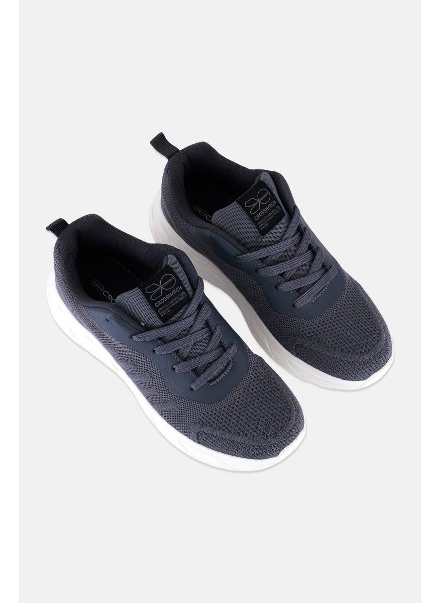 CROSSHATCH Men Lennart Lace Up Training Shoes, Grey  - Image 4