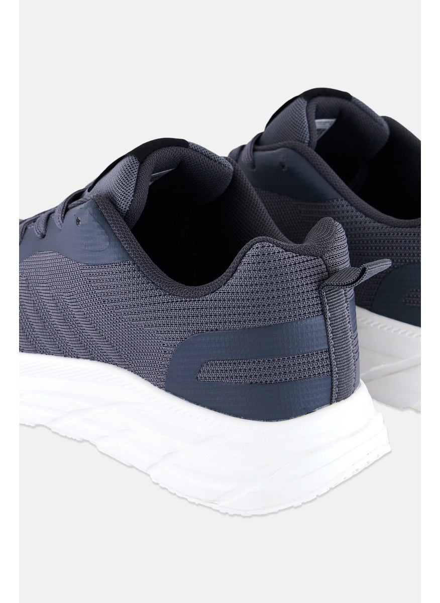 CROSSHATCH Men Lennart Lace Up Training Shoes, Grey  - Image 2