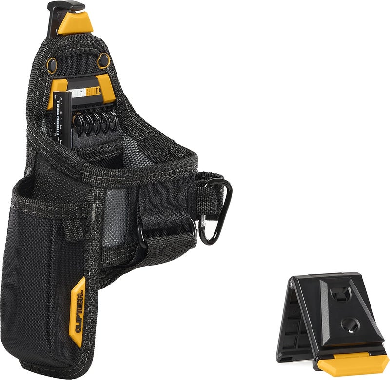 TOUGHBUILT - Tape Measure/All Purpose Pouch - Pockets and Loops, Rugged 6-Layer Construction, Patented ClipTech ™ Hub - Image 2