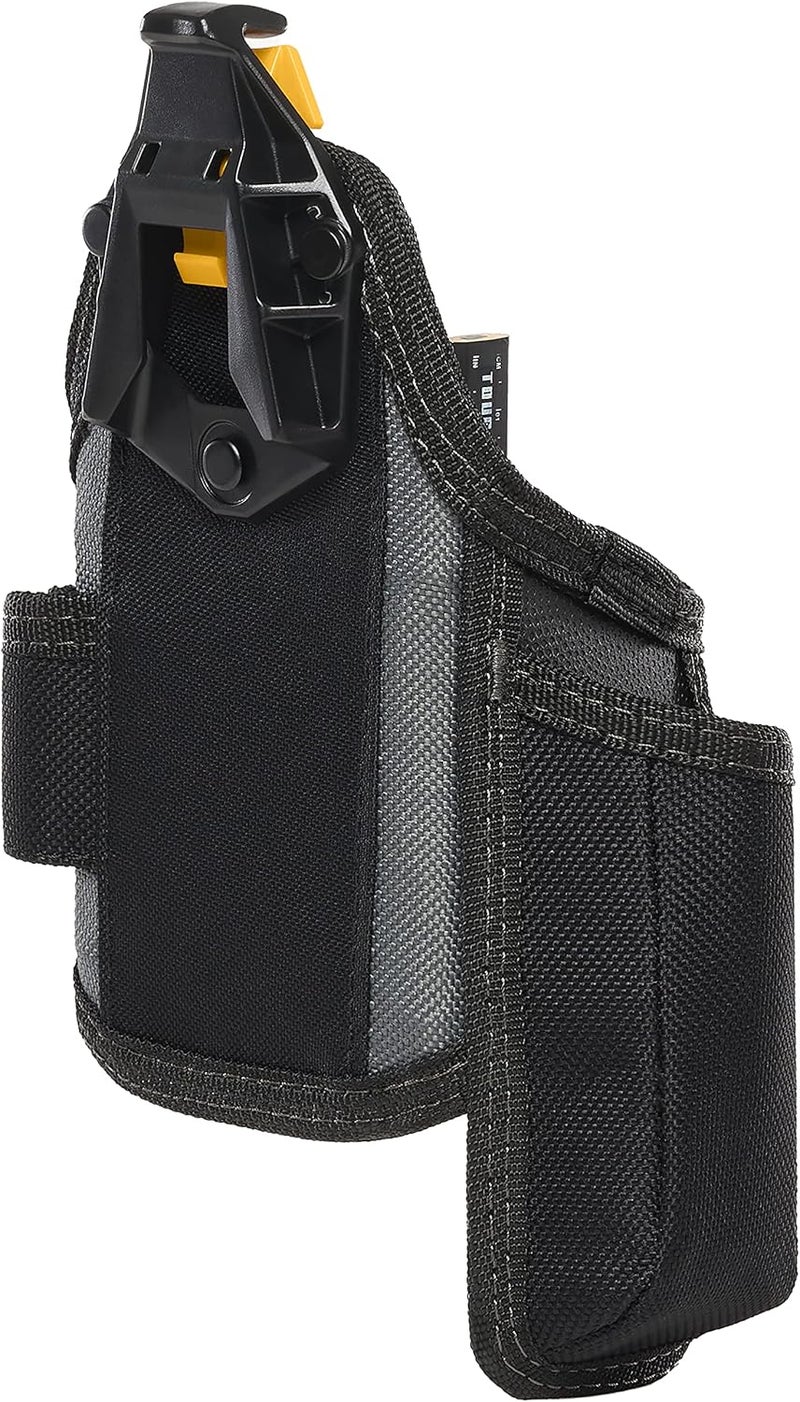 TOUGHBUILT - Tape Measure/All Purpose Pouch - Pockets and Loops, Rugged 6-Layer Construction, Patented ClipTech ™ Hub - Image 5