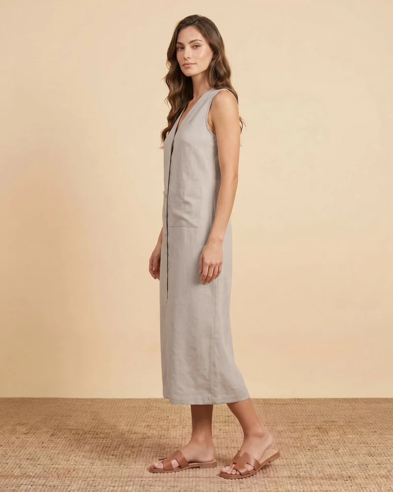 نوتيكا Women's Maxi Dress - Beige