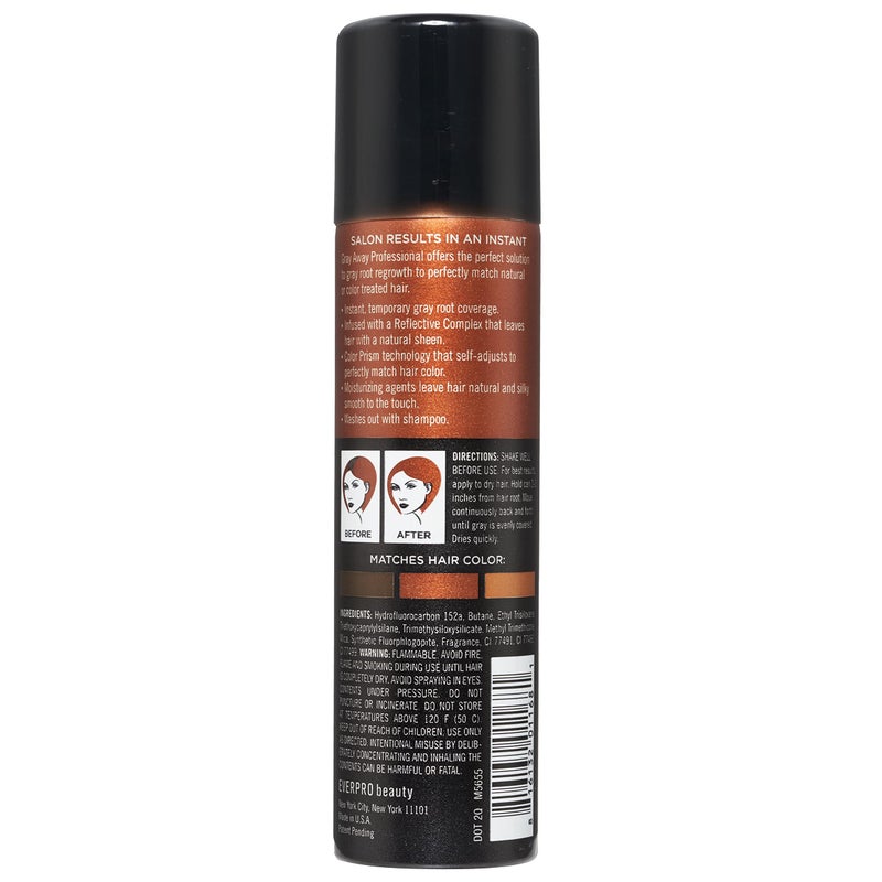 Gray Away Pro Root Concealer - Medium Brown by Everpro for Women - 2 oz Concealer - Image 5