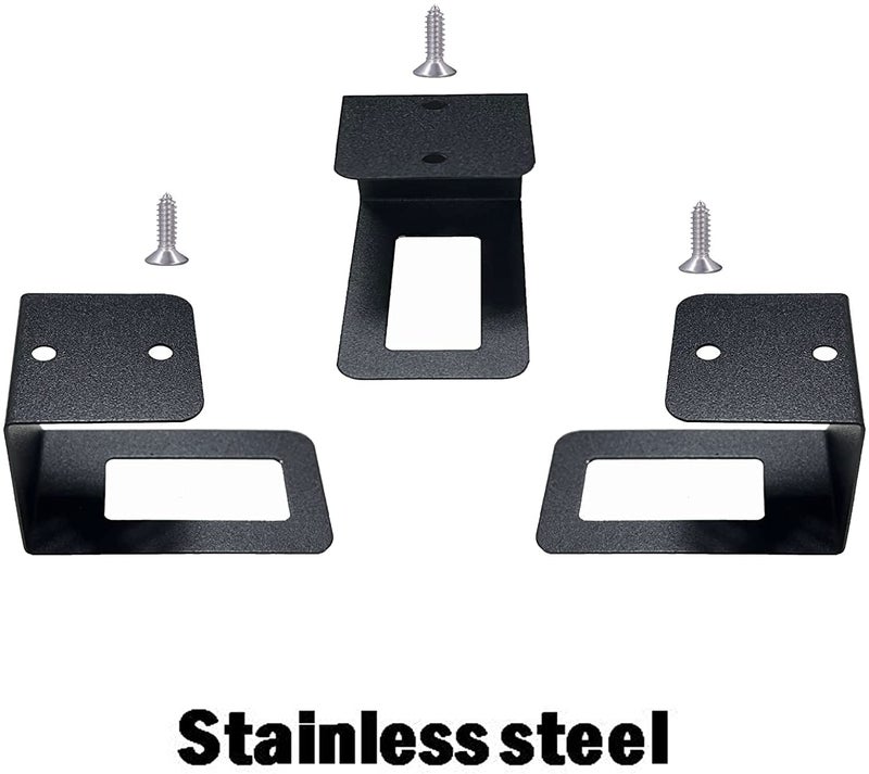 AUXPhome (3) Laptop Holder Under Desk Laptop Mount Organizer Rack Storage Shelf, Add On Under Table Laptops, Keyboard, Routers, Modems, Cable Box, Network Switch & More, Desk Accessories - Image 2