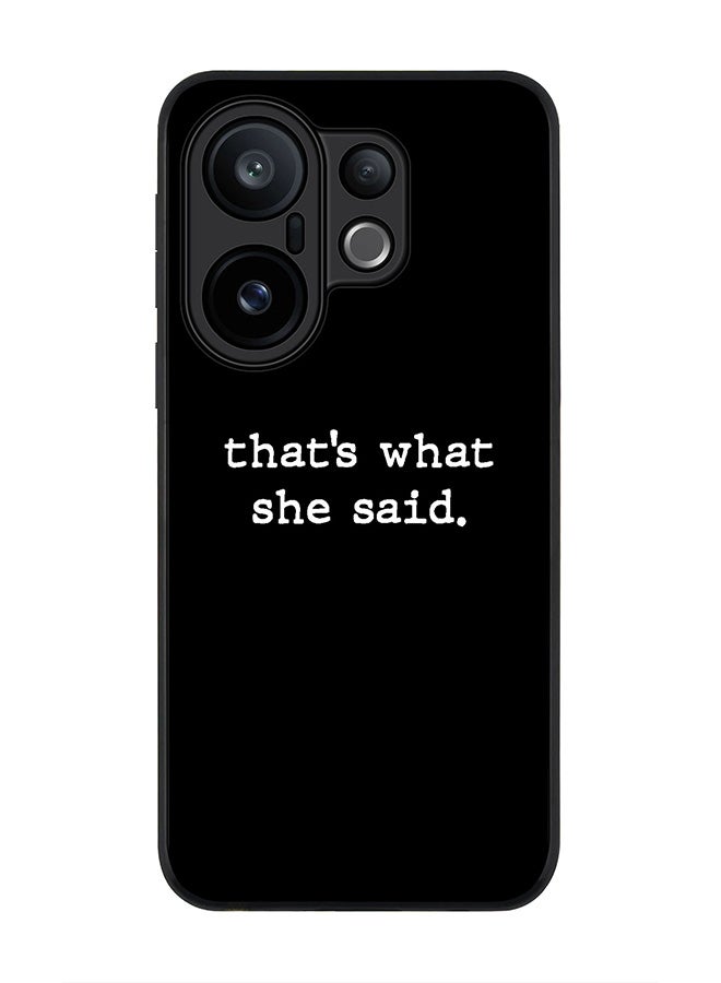 Stylizedd For vivo X200 FE / S30 Pro mini Case,Slim fit Camera Protection, Shockproof Thin Phone cover  - That’s what she said