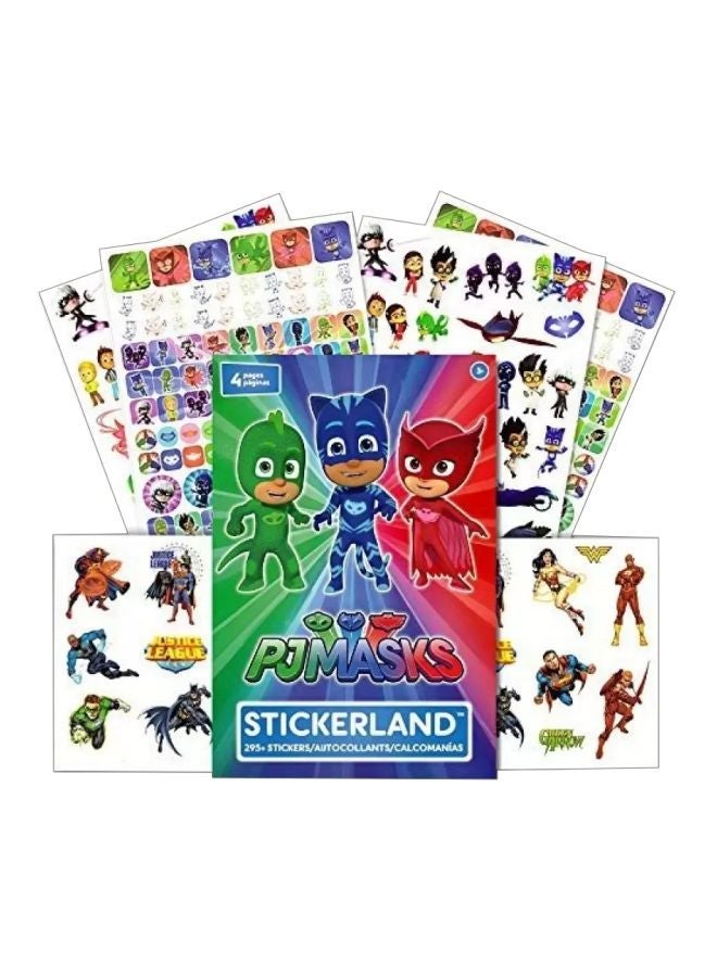 NIBEMINENT 4-Piece PJ Masks Sticker Sheets