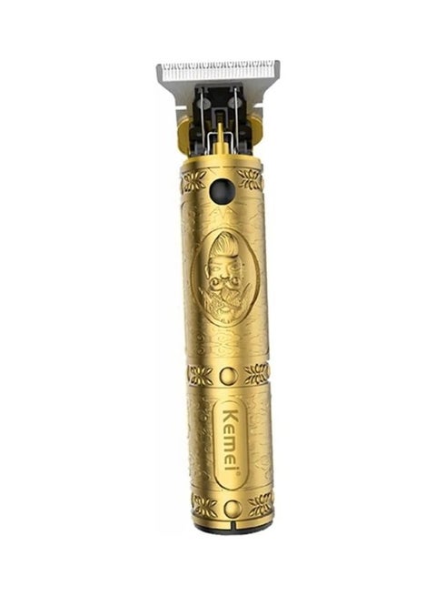 Electric Hair Trimmer Cordless Shaver Barber Trimer gold KM-700B Gold