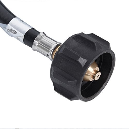 GGC 1.5 Feet RV Propane Pigtail Hose QCC1 Connector with 1/4'' Inverted Male Flare (2PCS) - Image 3