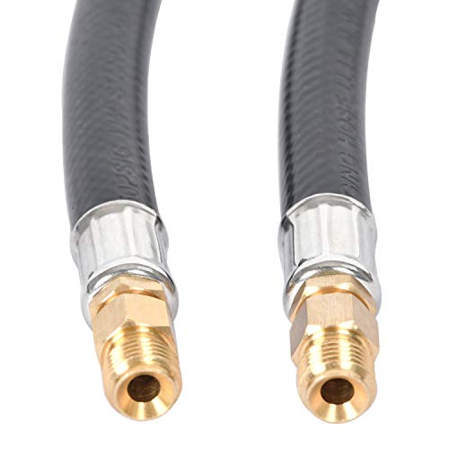 GGC 1.5 Feet RV Propane Pigtail Hose QCC1 Connector with 1/4'' Inverted Male Flare (2PCS) - Image 5