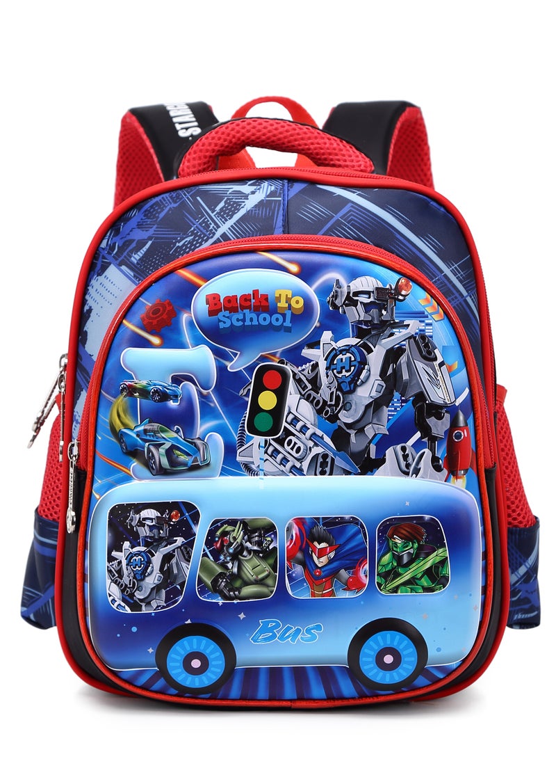 ستارجولد حقيبة ظهر للأطفال الأولاد مع حزام قابل للتعديل للمدرسة مقاس 12 بوصة