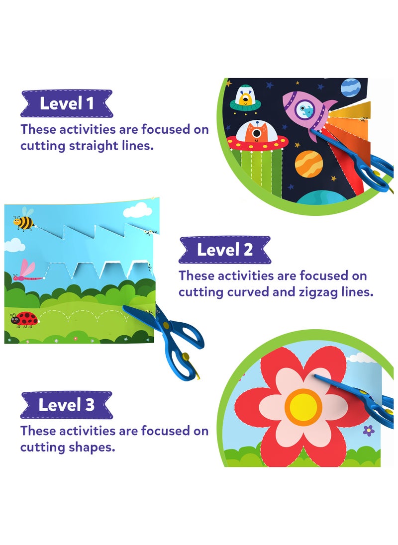 Skillmatics Snip, Snip, Child Safe Scissors Activity, Develop Scissor Skills, Craft Kits, Gifts for Ages 3, 4, 5, 6, 7  - Image 4