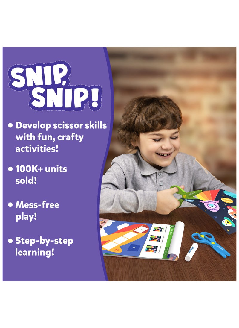 Skillmatics Snip, Snip, Child Safe Scissors Activity, Develop Scissor Skills, Craft Kits, Gifts for Ages 3, 4, 5, 6, 7  - Image 3