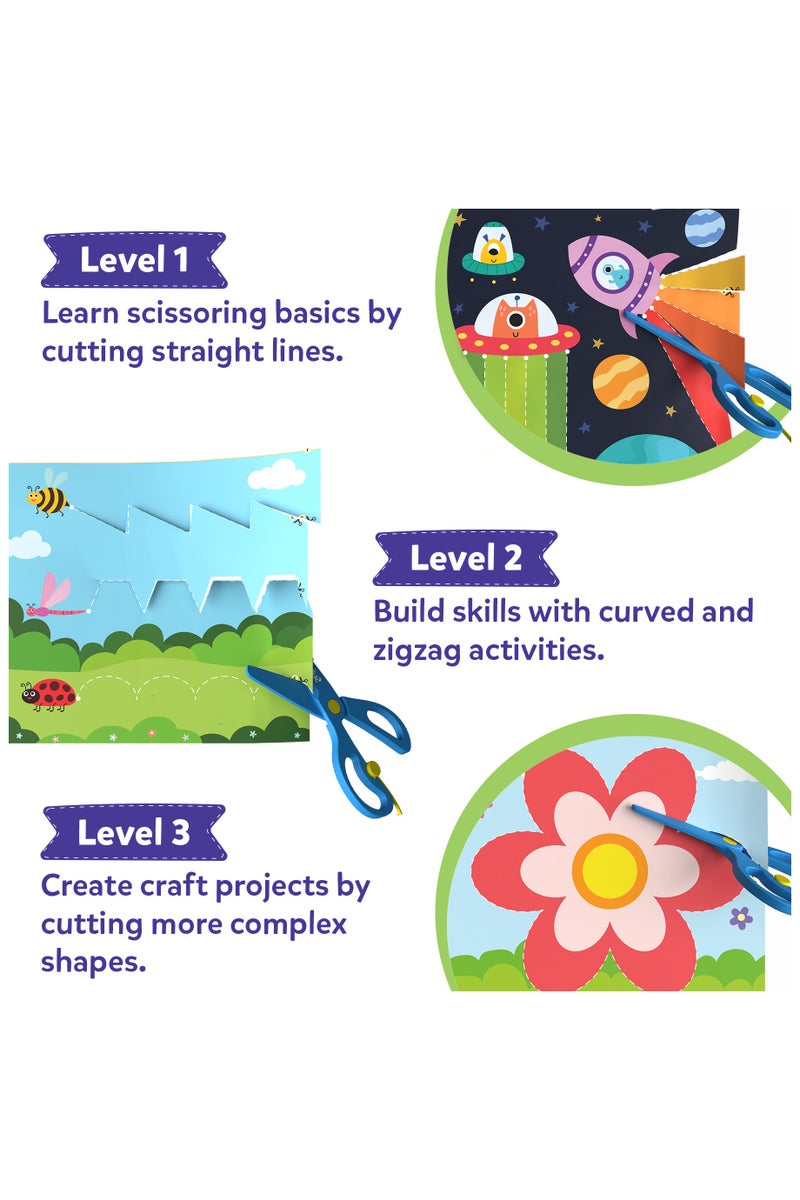 Skillmatics Snip, Snip, Child Safe Scissors Activity, Develop Scissor Skills, Craft Kits, Gifts for Ages 3, 4, 5, 6, 7 - Image 4