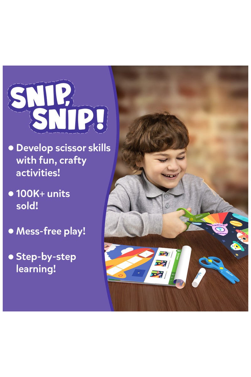 Skillmatics Snip, Snip, Child Safe Scissors Activity, Develop Scissor Skills, Craft Kits, Gifts for Ages 3, 4, 5, 6, 7 - Image 3