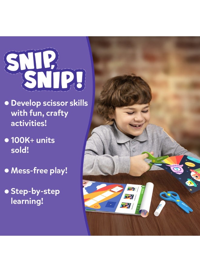 Skillmatics Snip, Snip, Child Safe Scissors Activity, Develop Scissor Skills, Craft Kits, Gifts for Ages 3, 4, 5, 6, 7 - Image 3