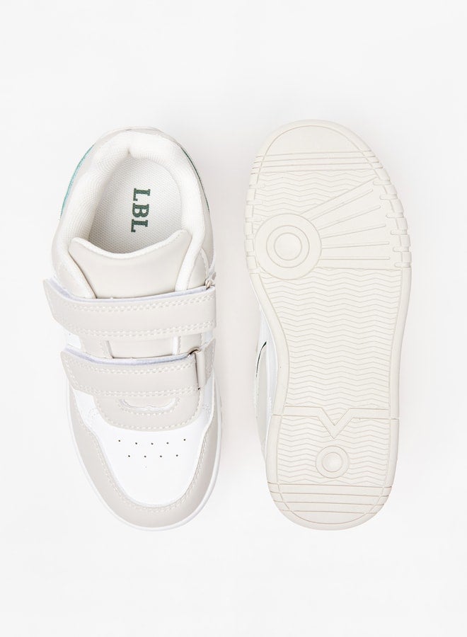 LBL by Shoexpress Boys Panelled Sneakers with Hook and Loop Closure  - Image 4