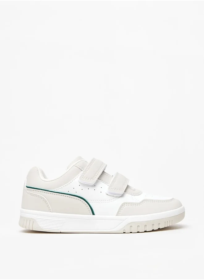 LBL by Shoexpress Boys Panelled Sneakers with Hook and Loop Closure