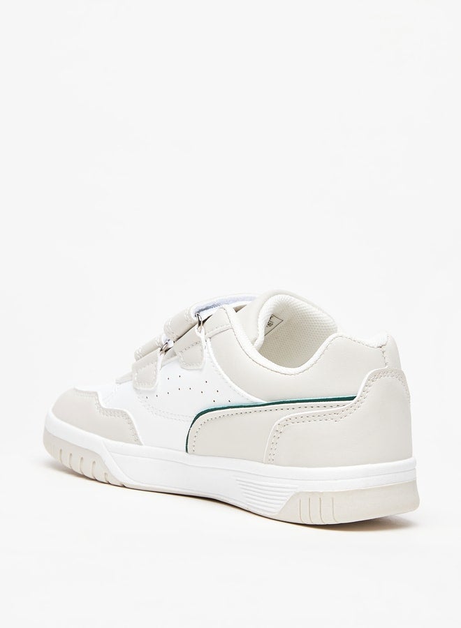 LBL by Shoexpress Boys Panelled Sneakers with Hook and Loop Closure  - Image 3