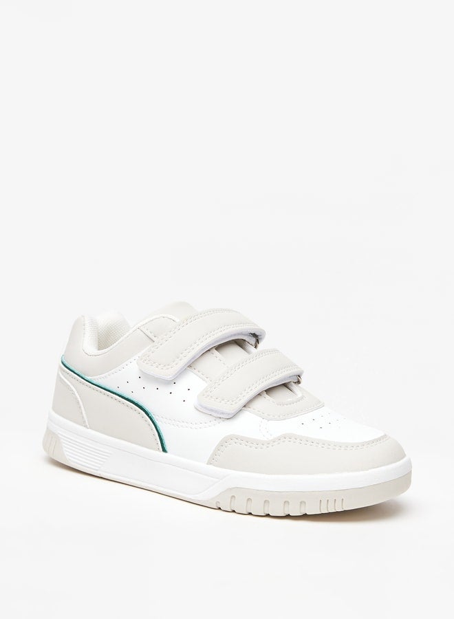 LBL by Shoexpress Boys Panelled Sneakers with Hook and Loop Closure  - Image 2