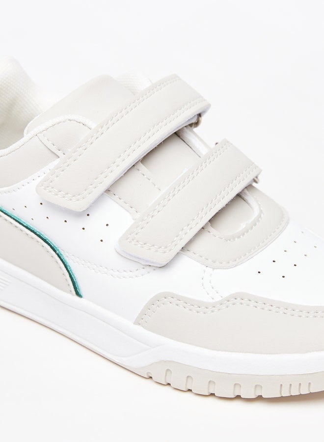 LBL by Shoexpress Boys Panelled Sneakers with Hook and Loop Closure  - Image 5