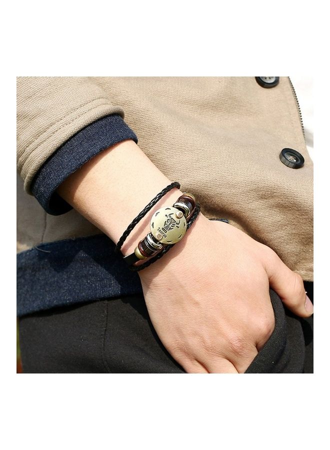 سوار من الجلد مزين ب 12 برج فلكي - Image 4