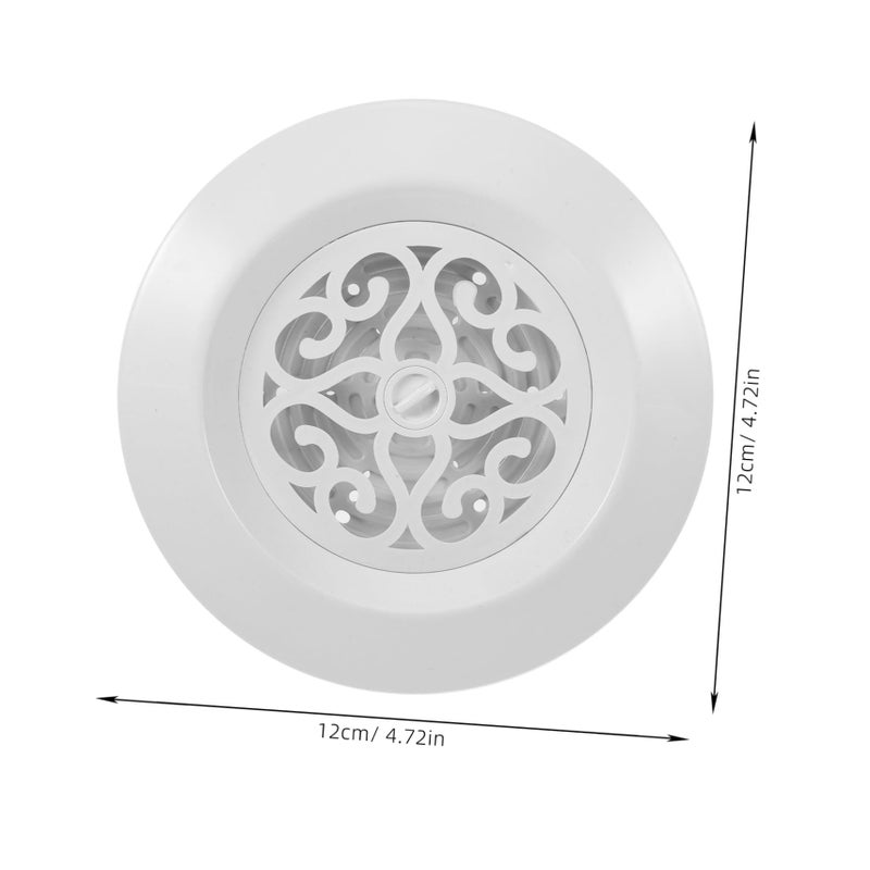 Round Air Vent Cover Grille For Central AC Exhaust Optimal Airflow Ventilation - Image 3