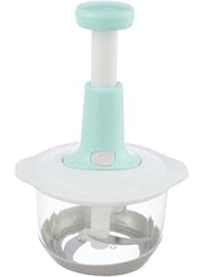 2L Multi-Purpose Manual Grinder – For Chopping Vegetables, Onions, and Garlic – With Whisk and Silicone Base HR - Image 1