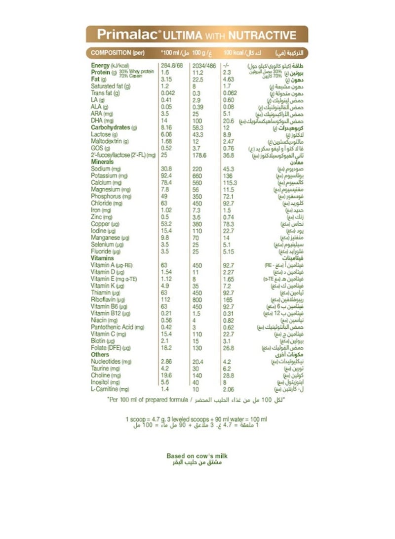 بريمالاك ألتيما حليب أطفال (3) 400 جم - Image 3