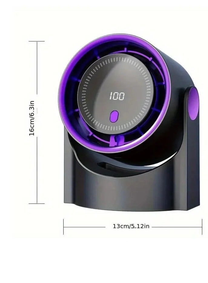 مروحة قابلة للتعديل مع شحن USB وشاشة رقمية - Image 5