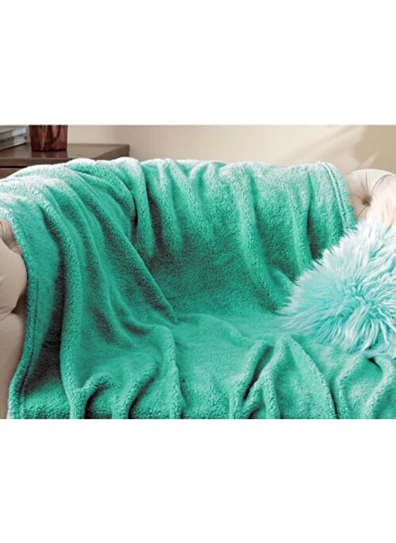 Mulberry Wellsoft Blanket, TV Blanket, Plush, Polar Blanket, Double 220x230 Mint Green