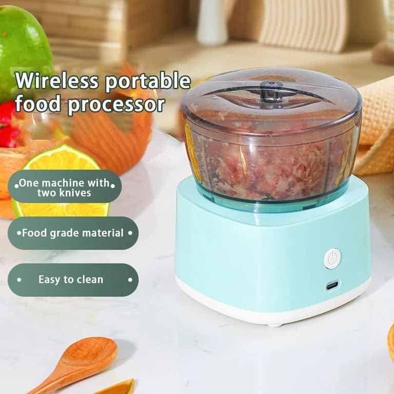 ISTARA Istara Electric Chopper with Stainless Steel Blade Mini Meat Grinders Cutter Electric Mixer Vegetables Minced Meat Potatoes Baby Food Nuts Crushed Machine - Image 2