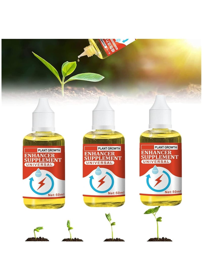 CMGTYYD 3Pcs Plant Growth Enhancer Supplement, Rooting for Cuttings, Transplant, and Seedling Rescue – Phytovitamin Solution for 10x Faster Growth and Vitality – Grow New Plants from Cuttings  - Image 1